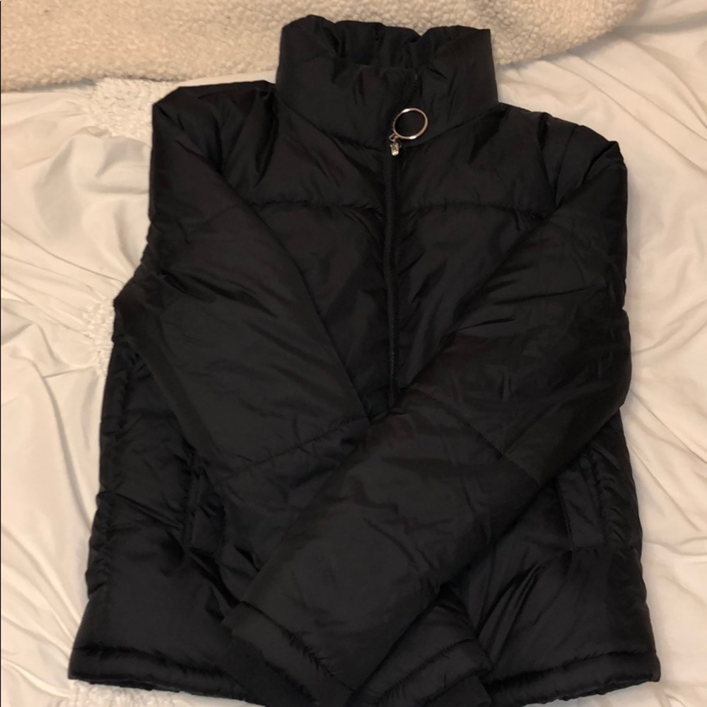 Black winter jacket
